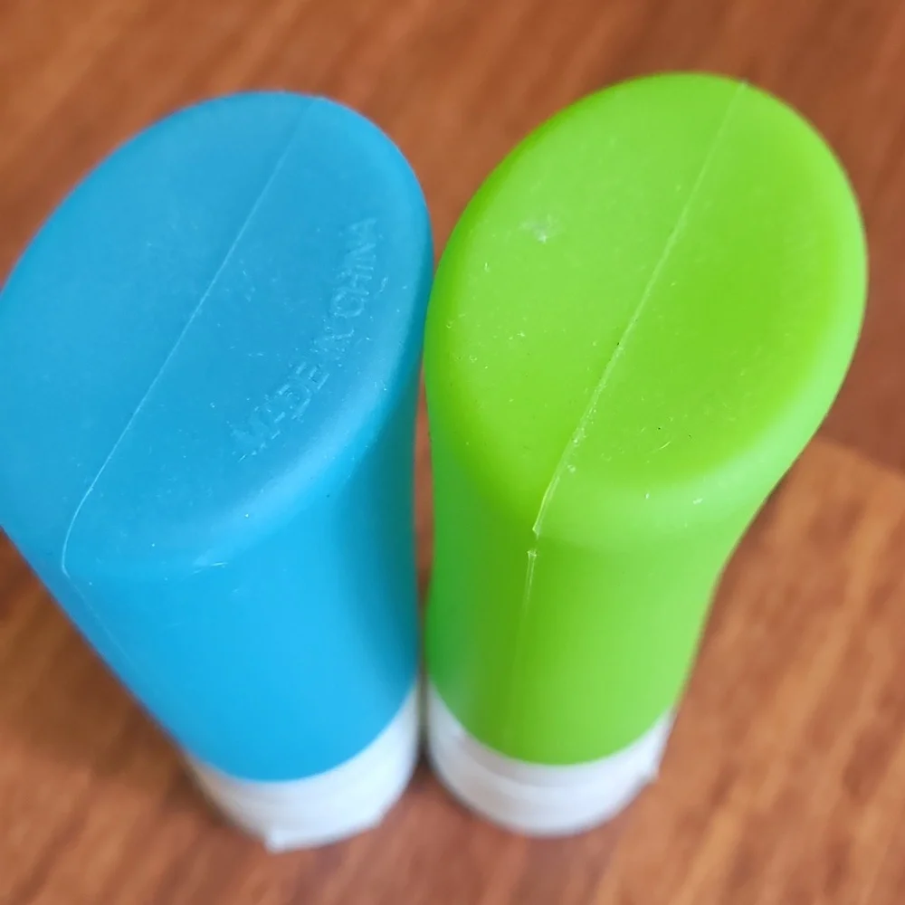 FREE W/ ANY PURCHESE~ Up & Up Silicone Travel Bottles 3 oz- Hair Products NWT